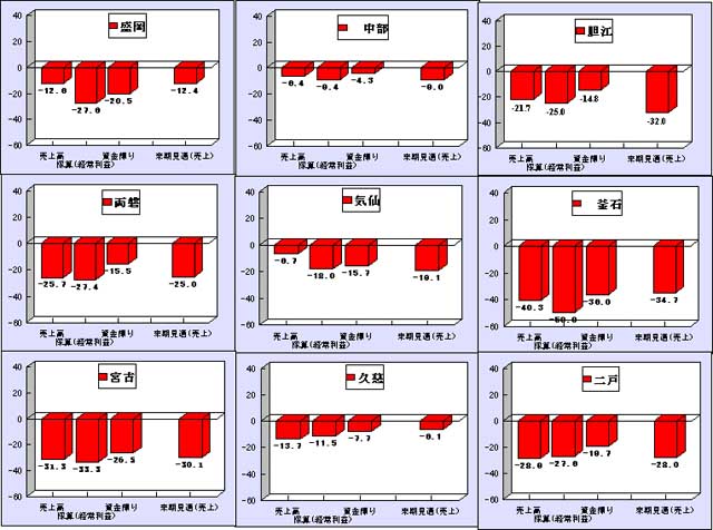 広域生活圏別の景況